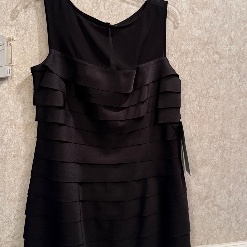 NWT JCPenney Black Layered Dresss - Picture 4 of 16